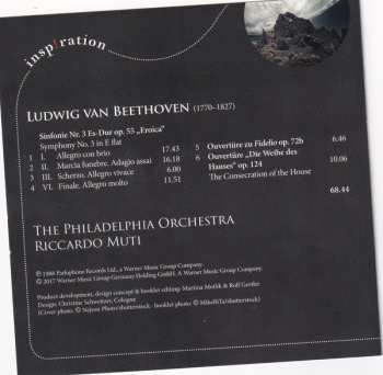 CD Ludwig van Beethoven: Eroica (Sinfonie Nr. 3 Ouvertüren)