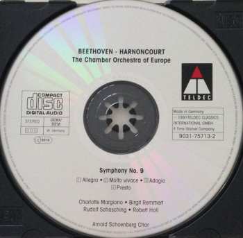 CD Ludwig van Beethoven: Symphony No. 9