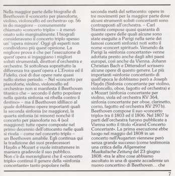 CD Ludwig van Beethoven: Tripelkonzert • Triple Concerto / Violinromanzen • Violin Romances Nos. 1 & 2