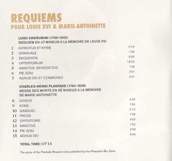 CD Hervé Niquet: Requiems Pour Louis XVI & Marie-Antoinette