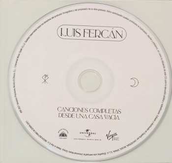 LP/CD Luis Fercán: Canciones Completas Desde Una Casa Vacía