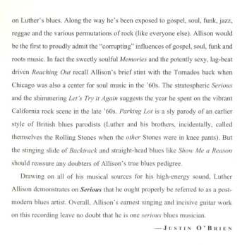 CD Luther Allison: Serious