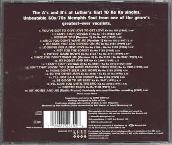CD Luther Ingram: Pity For The Lonely - The Ko Ko Singles Vol 1
