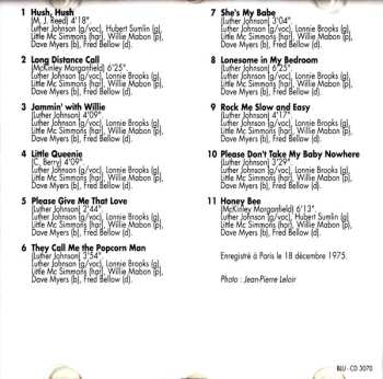 CD Luther Johnson: Lonesome In My Bedroom