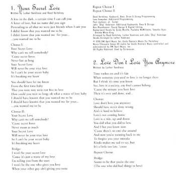 CD Luther Vandross: Your Secret Love