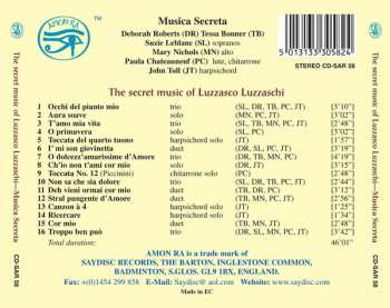CD Luzzasco Luzzaschi: The Secret Music Of Luzzasco Luzzaschi