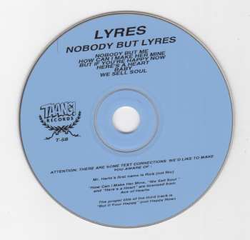 CD Lyres: Nobody But Lyres