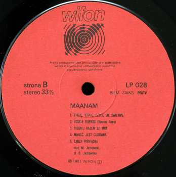 LP Maanam: Maanam