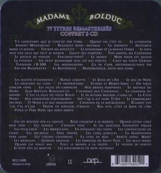 3CD/Zestaw pudełkowy Madame Bolduc: L'anthologie