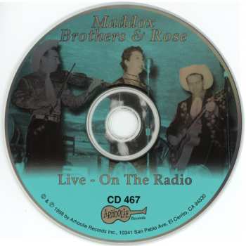 CD Maddox Brothers and Rose: Live - On the Radio