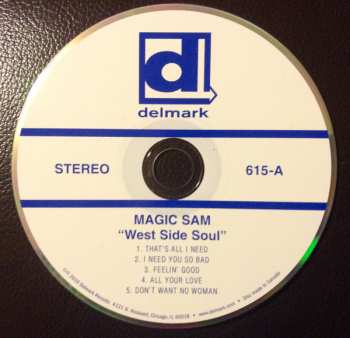 CD Magic Sam Blues Band: West Side Soul