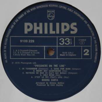 LP Magna Carta: Prisoners On The Line