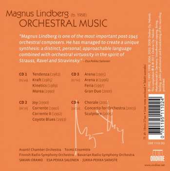 4CD/Zestaw pudełkowy Magnus Lindberg: Orchestral Music