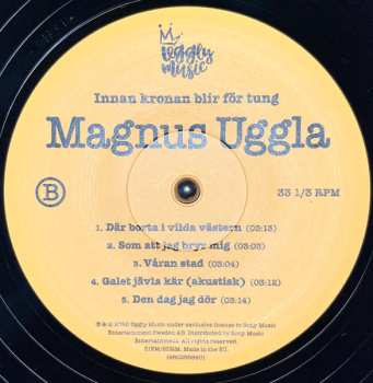 LP Magnus Uggla: Innan Kronan Blir För Tung