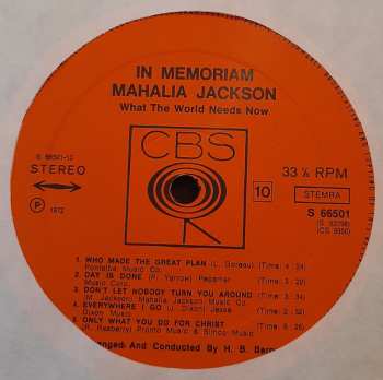 5LP/Zestaw pudełkowy Mahalia Jackson: In Memoriam (5xLP + BOX + INSERT) (JINÉ ŠTÍTKY)