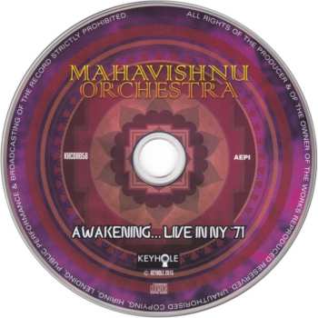 CD Mahavishnu Orchestra: Awakening... Live In NY '71