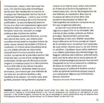 CD Gustav Mahler: Symphonie No. 7