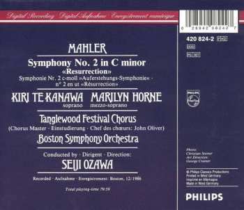 2CD/Zestaw pudełkowy Gustav Mahler: Symphony No. 2