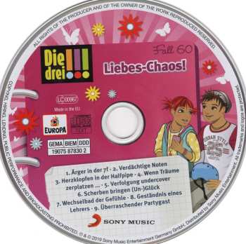 CD Maja Von Vogel: Die Drei !!!  Liebes-Chaos!
