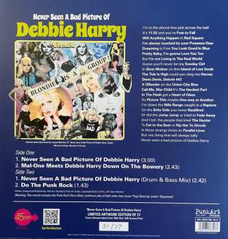 LP Mal-one: Never Seen A Bad Picture Of Debbie Harry LTD | NUM | PIC