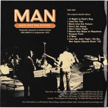 3CD/Zestaw pudełkowy Man: Back Into The Future