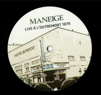 LP Maneige: Live À L'Outremont 1979