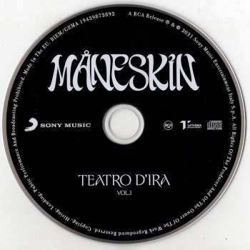 CD Måneskin: Teatro d'ira: Vol. I