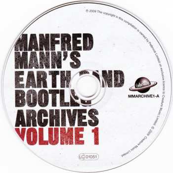 5CD/Zestaw pudełkowy Manfred Mann's Earth Band: Bootleg Archives Volumes 1-5