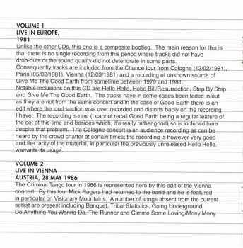 5CD/Zestaw pudełkowy Manfred Mann's Earth Band: Bootleg Archives Volumes 1-5