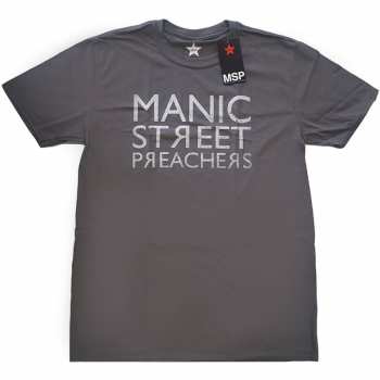Merch Manic Street Preachers: Koszulka Reversed Logo Manic Street Preachers 