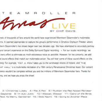 CD Mannheim Steamroller: Christmas Live