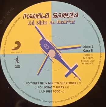 2LP Manolo García: Mi Vida En Marte