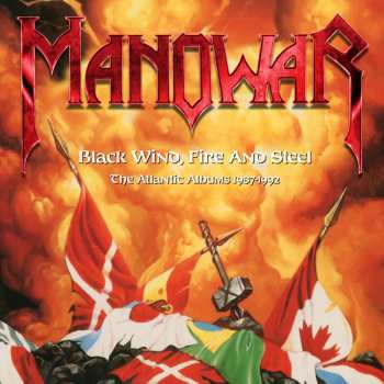 3CD/Zestaw pudełkowy Manowar: Black Wind, Fire & Steel: Atlantic Albums 1987-1992
