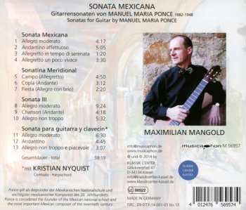 CD Manuel María Ponce Cuéllar: Sonata Mexicana