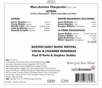 CD/Zestaw pudełkowy Marc Antoine Charpentier: Actéon