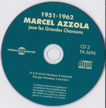 3CD Marcel Azzola: 1951-1962 - Ses Compositions - Les Classiques Du Musette - Les Grandes Chansons - Virtuosité Et Pages Immortelles - Les Standards Internationaux