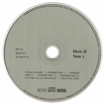 CD Maria Baptist Orchestra: Here & Now 2