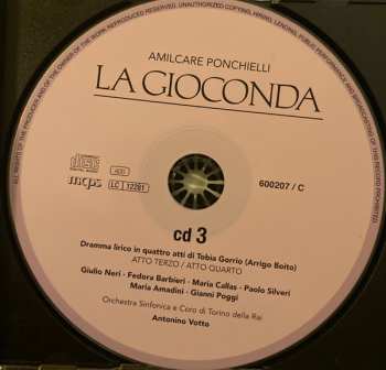 3CD Maria Callas: La Gioconda