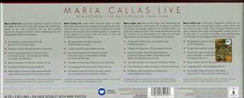 42CD/Zestaw pudełkowy/3Blu-ray Maria Callas: Maria Callas Live Remastered Recordings 1949 - 1964