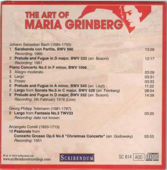 34CD/Zestaw pudełkowy Maria Grinberg: The Art Of Maria Grinberg