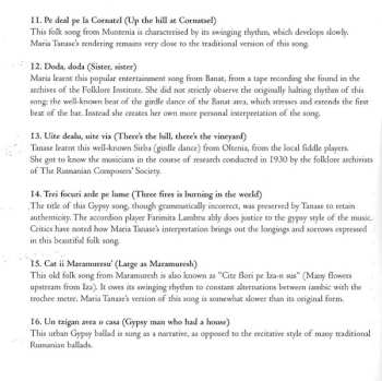 CD Maria Tănase: Malédiction D'Amour