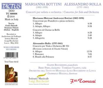 CD Alessandro Rolla: Concerti Per Solista E Orchestra