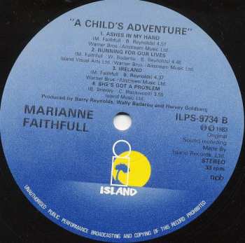 LP Marianne Faithfull: A Childs Adventure