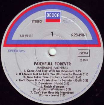 2LP Marianne Faithfull: Faithfull Forever