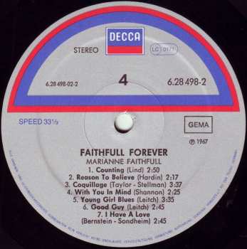 2LP Marianne Faithfull: Faithfull Forever