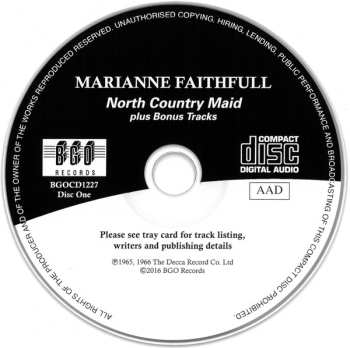 2CD Marianne Faithfull: North Country Maid/Loveinamist