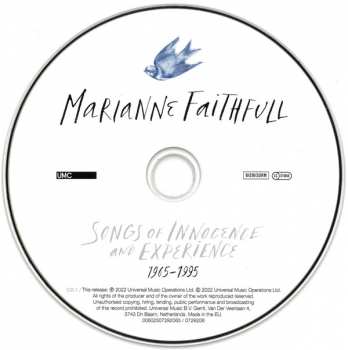 2CD Marianne Faithfull: Songs Of Innocence And Experience (1965-1995)