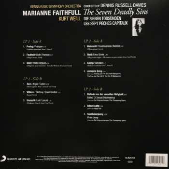 2LP Marianne Faithfull: The Seven Deadly Sins = Die Sieben Todsünden = Les Sept Peches Capitaux