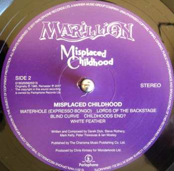 4LP/Zestaw pudełkowy Marillion: Misplaced Childhood DLX | LTD