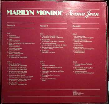 3LP/Zestaw pudełkowy Marilyn Monroe: Norma Jean